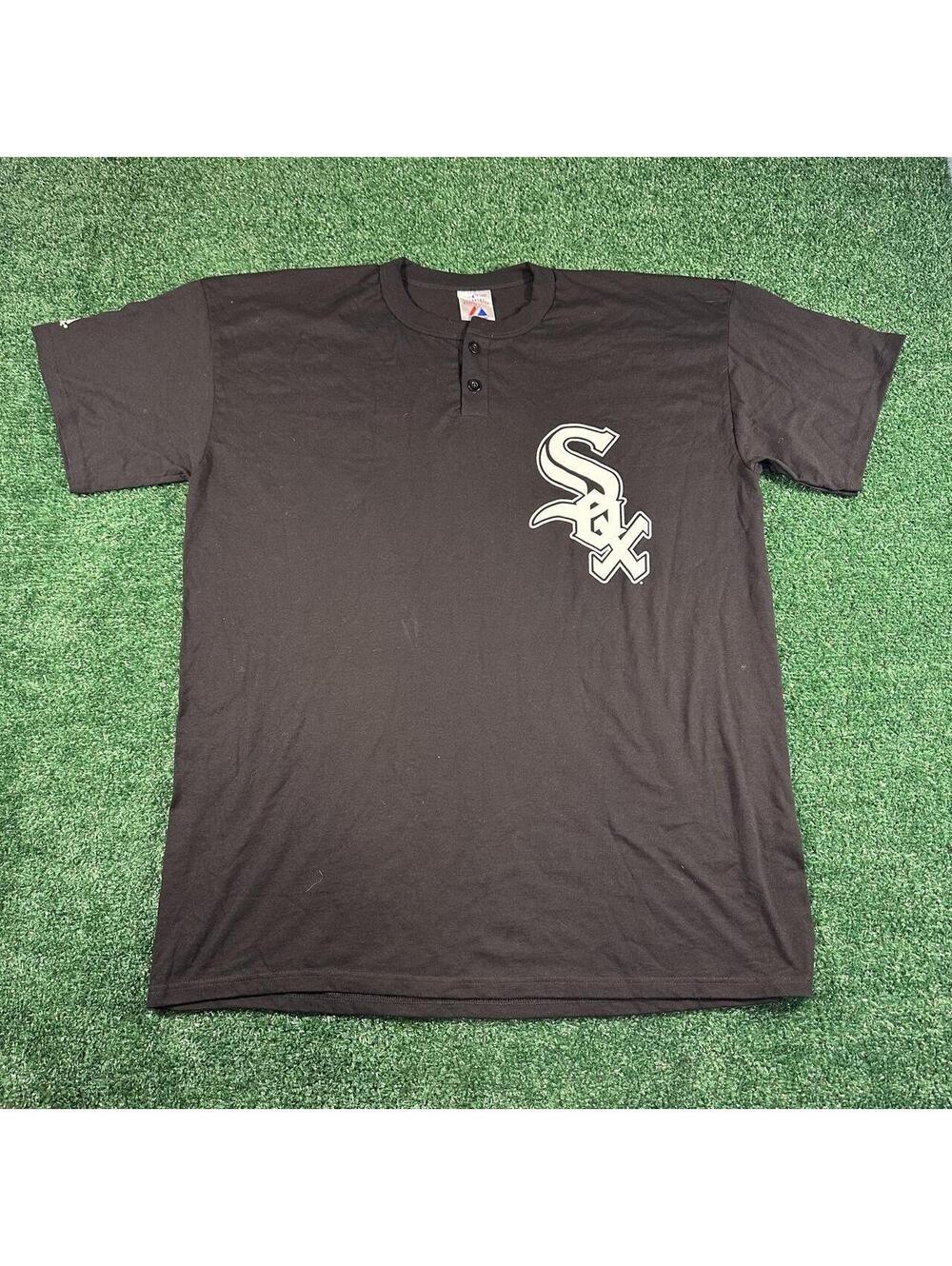 Chicago White Sox Majestic Athletic black & gray tee size 2X
